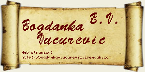 Bogdanka Vučurević vizit kartica